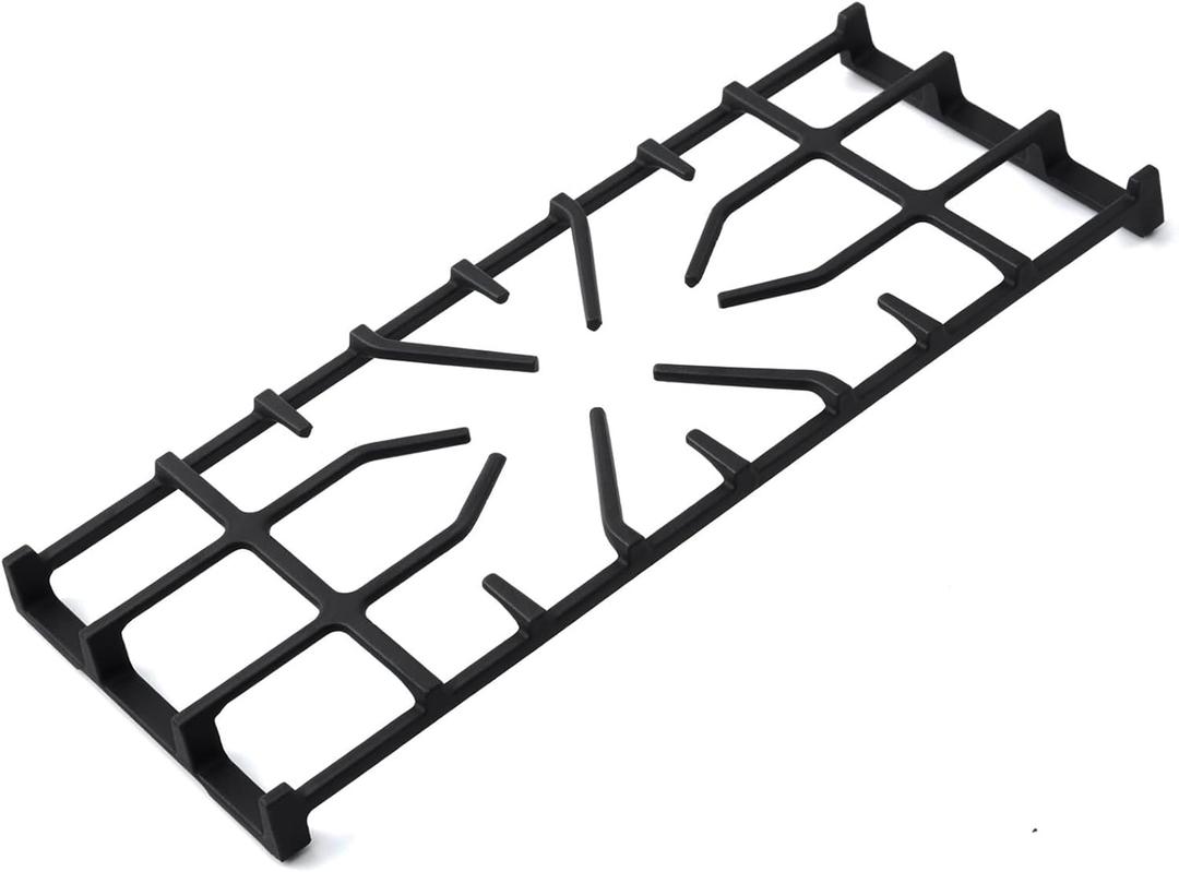 Upgraded 807412601 Grate Replacement for Frigidaire Stove Parts 20 x 7.9 IN Cast Iron Surface Burner Grate Frigidaire Gas Range Cooktop Parts Center Grate Stove Top Grate Cookware Accessories