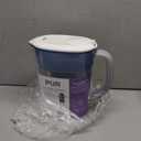 PUR 7-Cup Water Filter Pitcher, Cleaner, Great-Tasting Water, Dishwasher Safe, Powerful, Faster Filtration, LockFit Cap Design - White