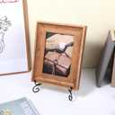 18 Pcs 4/6/8 Inch Plate Stands for Display, Black Iron Small Easels Tabletop Picture Stand Multifunctional Foldable Display Stands for Plates, Pictures,Photos, Cards, Books, Frames, Paintings