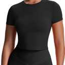 Aoxjox Women's T-shirts Black S