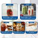 Mason Jar Vacuum Sealer Kit, Electric Sealer for Wide, Regular Mouth Mason Jars, Portable Vacuum Sealer for Jars, Birthday Gifts for Her, Gifts for Mom, Grandma