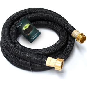 persevere Upgraded Water Hose Extension Adapter, Garden Hose Connector, 10 ft Lead-in Hose, Anti-Kink Design with Integrated Spiral Tube,for Hose Reel/RV/Dehumidifier, Durable/Drinking Water Safe