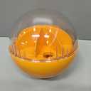 Enrichment Interactive Dog Treat Toy - Level 1 Mental Stimulation for DogsMentally Stimulating Dog Toys for Boredom Busy (Beginner-Orange 5.6" Squeaky Ball)
