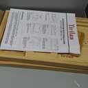 Premium Bathtub Tray Caddy, Expandable Bath Tray, Unique House Warming Gifts, New Home, Anniversary and Wedding Gifts for Couple, Bridal Shower Gift for Women (Bamboo)