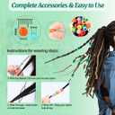 AD Beads 216PCS 6x9mm Soft Pony Silicone Beads for stylehair, Green Series with 80 Elastic Bands, Tool and Storage Box Kit for Braids, Bracelet, Crafts.
