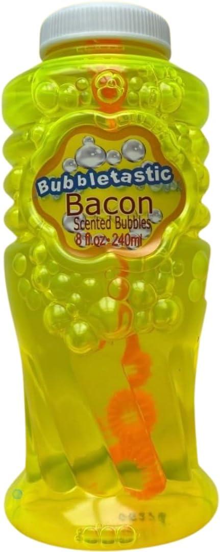 Bacon  Scented Bubbles for Dogs - One 8oz Bottle 100% Non Toxic, Tear Free and Safe for Dogs and Kids