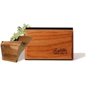 Drift Car Air Freshener - The Original Wood Air Freshener - Car Odor Eliminator - Long Lasting Scent - Auto Accessories - Metal Clip - Essential Oils - Clean Ingredients - Teak Scent Starter Kit