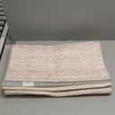 Miukiki 2x10 Runner Rug Moroccan Washable Hallway Runner Rug Non Slip Indoor Floor Kitchen Rug Foldable Carpet for Bathroom Laundry Room with Low Pile(Beige,2'x10')