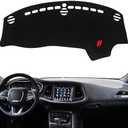 Amazon.com: REMOCH Dash Cover for Dodge Challenger Accessories 2015-2022 2023 2024 Dashboard Cover Mat Sunshade No Glare UV Rays Protector Nonslip Interior Pad (Black Edge) : Automotive