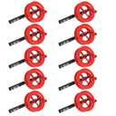 Vaguelly Universal 3.15 Inch Reels Lightweight Handheld Spool Winder for Outdoor Kite Flying Kids Adults Accessories Weekend Fun Pack of 10