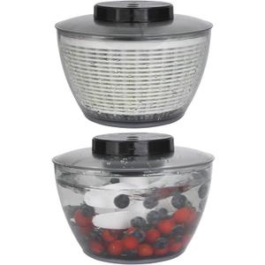 NAATIP Electric Salad Spinner - Berry Washing Bowl 2-in-1, 5Qt, Medium