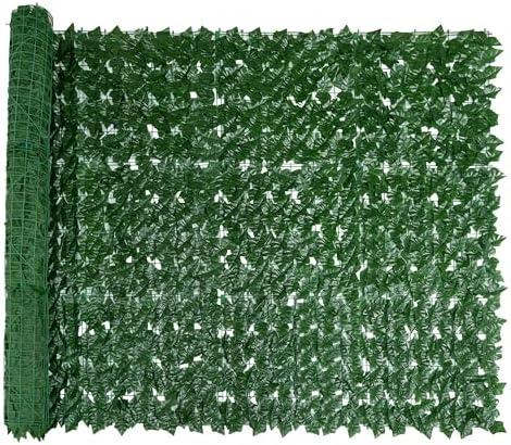 Paistao Artificial Ivy Privacy Fence Screen - 60" X 120" UV-Anti Fake Leaves Vines - Patio Balcony Privacy, Garden, Backyard Greenery Wall Decor