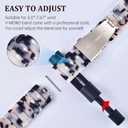 V-MORO Resin Band Compatible with Apple Watch Series 7/8/9/10 46mm/45mm/44mm/42mm Fashion Strap for iWatch Series 6/5/4/3/2/1/SE/SE2 Lightweight Bracelet Wristband Women Men(Classic Ivory Tortoise)