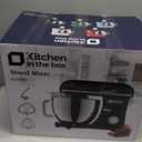 Kitchen in the box Stand Mixer, 900W 8.5QT Kitchen Electric Mixer, 6-Speed Large Capacity Food Mixer for Home Cooks with Egg Whisk, Dough Hook & Flat Beater (Black)