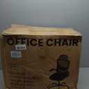 Ergonomic Office Chair,Ultra Thick Office Desk Chair with Adjustable Lumbar Support and Headrest,Spring Cushion,Rocking Function,Flip-up arms,Mesh Computer Chair for Home Office,Grey, 21.2 Inches X 20.5 Inches X 50.3 Inches