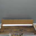 BAYKA Floating Shelves Set of 2, 22.5 inches Farmhouse Rustic Wood Wall Mounted Shelves for Bathroom, Bedroom, Living Room or Kitchen, Hanging Shelf Decor Book with 22lbs Capacity, Rustic Brown