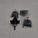 Hood Release Latch 4 PCS Set, Upper & Lower Latches Hood Release Latch, Compatible with Volvo White Truck VN VNL 2004-2017, Replaces #20498998 20565619 8074938, Black