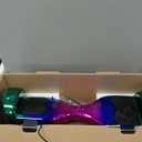 Hover-1 Helix Electric Self Balancing Scooter with 7MPH Top Speed, 4 Mile Range, 6HR Full-Charge, Built-In Bluetooth Speaker, Rider Modes: Beginner to Expert (Iridescent)