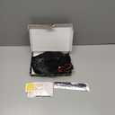 MOONSHOW Short Grey Wigs for Black Women Grey Pixie Cut Wig Synthetic Short Side Part Pixie HairCut Wigs with Bangs for Old Women Gray Straight Pixie Wig