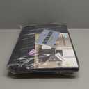 185L Laundry Hamper 3 Section, Laundry Hamper with Lid, Dirty Clothes Hamper with 3 Removable Washing Bags, Extra Large Laundry Basket Organizer for Bedroom, Laundry Room, Dorm - Black