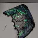 U-Goforst Fairy Wings Adult Women, Fairy Costume for Woman Butterfly Wings for Girls Adult Halloween Costume Cosplay Dress Up (Black)