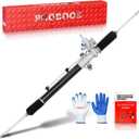 PHOBOOS Hydraulic Power Steering Rack and Pinion Assembly Compatible with Honda Ridgeline 2006-2014 V6 3.5L, New Unit, Leak Resistance, Direct Fit, Ref.972726, 262726