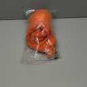 Zengjo 1/4 Zip Pullover Mens Running Shirt Long Sleeve (S, Orange)