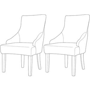 Lellen Wingback Chair Slipcovers with Pattern Stretch Wing Chair Covers Reusable Arm Chair Protector Cover for Dining Room Banquet Home Decor etc Machine Washable Hand Washable (13, 2PCS)