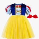 ICECUTE Princess Costumes for Toddler Girls,Princess Dress for Kids,Birthday Halloween Party Dress Up, 90