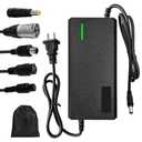 42V 5A Charger Charging Speed is 300% Fast Than 1.5A and 150% Faster Than 2A,6 Plug Suitable for Various Lithium Batteries, Such as Lawn Mower and Wheelchair Lithium Batteries, etc. (5A-6 Plugs)