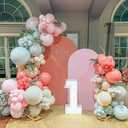 Balloon Arch Stand Set of 2 - Metal Backdrop for Wedding, Birthday, Anniversary, Bridal and Baby Shower - Flower and Floral Arch for Ceremony