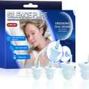 Ear Plugs for Sleeping 3D Oval Noise Cancelling Design (35dB), Ideal for Side Sleepers - 2 Pairs (S + M/L)