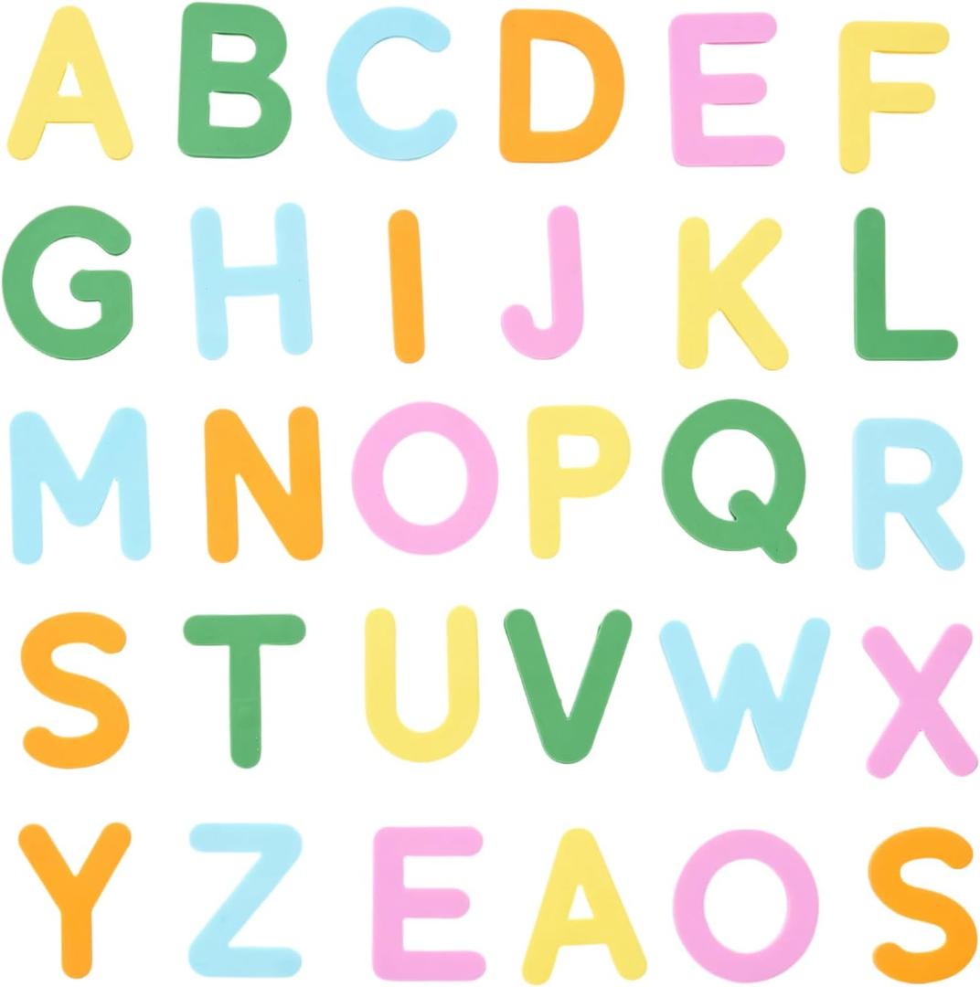 Silicone Alphabet Magnetic Letters and Numbers, 30PCS Alphabet Magnets Toys ABC Letter Puzzles Preschool Educational Learning Toys Gifts for Girls Boys Toddlers Kids
