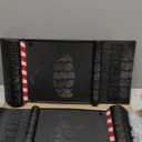 Maxsa 37358-2PK Park Right 21" x 11" x 2" Parking Mat, Black