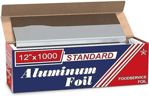 Generic 12""x1000 Standard Aluminum Foil Roll, Silver