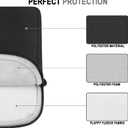 Laptop Sleeve Case 13 Inch, Water Resistant Traveling Computer Cover with Handle, Shockproof Protective Carrying Laptop Bag Compatible for 13 in MacBook Air/MacBook Pro M2 M1, Black