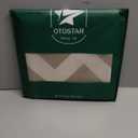 OTOSTAR Set of 4 Waterproof Throw Pillow Covers 20x20 Inch Farmhouse Geometric Square Pillow Cases for Couch Patio Furniture Balcony Garden Outdoor Decoration, Geometry70-Khaki