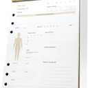 CanPlan Daily Health Tracker Notepad, Medical Health Tracker for Any Health Condition, Pain Tracker, Health Planner, A5 size, Tear-off sheets, Undated Notepad Organizer