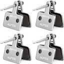 AGPTEK Bike Brake Pads, High-Performance Brake Pads, Disc Brake Pads & Spring (Semi-Metallic&Resin) for Mountain Bike Disc Brakes,Bike Pads Compatible with TRP Tektro Shimano Deore Br