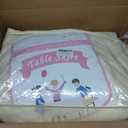 6 Pack Ivory Tablecloth for 6 Foot Rectangle Tables with Tulle Table Skirt, 72" x 30"
