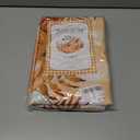 Softalker Fall Tablecloth Rectangle 60x84 Inch, Thanksgiving Autumn Harvest Pumpkin Buffalo Plaid Decoration Table Cloth, Stain Resistant Table Cover for Party/Dining/Holiday, Orange Checkered