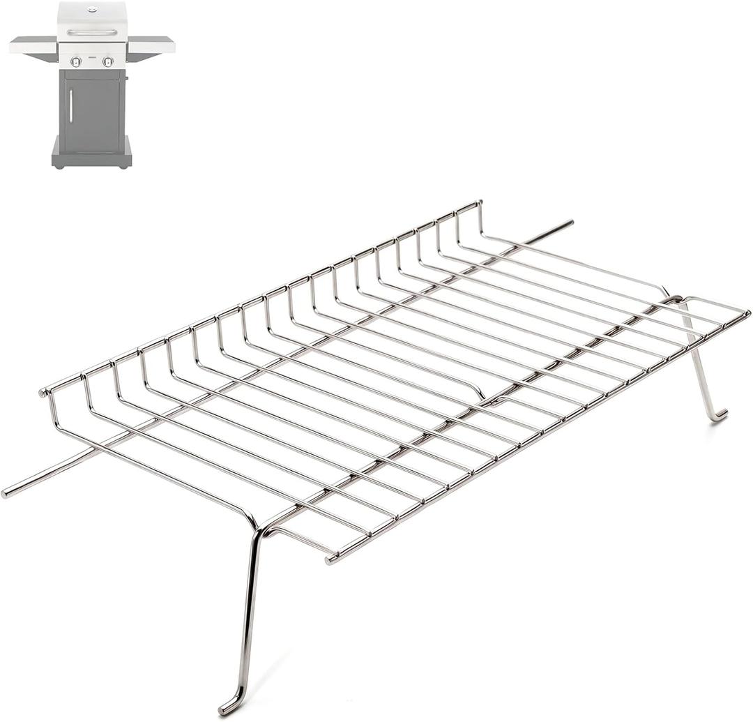 Warming Rack Grill Parts for Charbroil 2-Burner 463633316, 14.9" x 8.4"