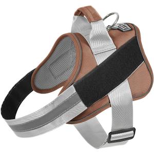Bolux Dog Harness, No-Pull Reflective Dog Vest, Breathable Adjustable Pet Harness with Handle for Outdoor Walking - No More Pulling, Tugging or Choking (XX-Large (Pack of 1), Brown)