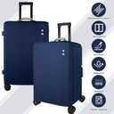 Heavy Duty Suitcase Covers for Luggage, 1080D Oxford Luggage Cover Protector for Wheeled Suitcase, High Abrasion Resistance Waterproof Dustproof Anti-scratch Tear and Puncture Resistance(30")