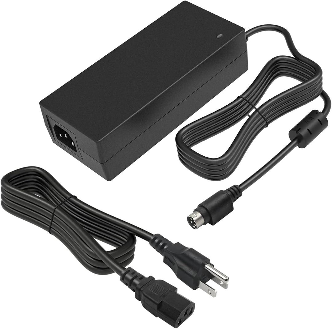 12V 8.33A 4-Pin Power Adapter Charger for Synology Disk Station 4-Bay DS918+DS412 DS418 DS420+DS423+DS720+ DS712 DS920+DS923+DS916+Network Storage NAS Server Power Supply Charging Cable Replacements