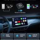 AI Box for Factory Wired CarPlay, Wireless CarPlay & Android Auto Adapter with Netflix, YouTube & TikTok, Full Android Car Video Box with 4G LTE, GPS, Dual Bluetooth and Dual-Band WiFi