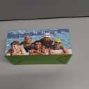 Kids Swim Goggles Mask with Nose Cover 3-16, Unique Frame Design 180 Clear View Tempered Glass No Leak for Pool Beach