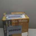 OLIXIS Countertop Ice Maker with Self-Cleaning, Portable Ice Maker Machine with Ice Scoop, 26.5Lbs/24H, 9 Cubes in 6 Mins, 2 Sizes of Bullet Ice for Home, Kitchen, Office (Sleek White)