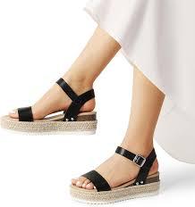 DREAM PAIRS Women's Stylish Platform Espadrille Wedge Sandals Round Toe Summer Causal Shoes Crisscross Band Adjustable Ankle Strap Buckle (8)