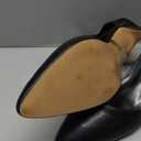 VenusCelia Women's Easy Going Strap Pump Kitten Heel Shoe (Size 8.5, Black)